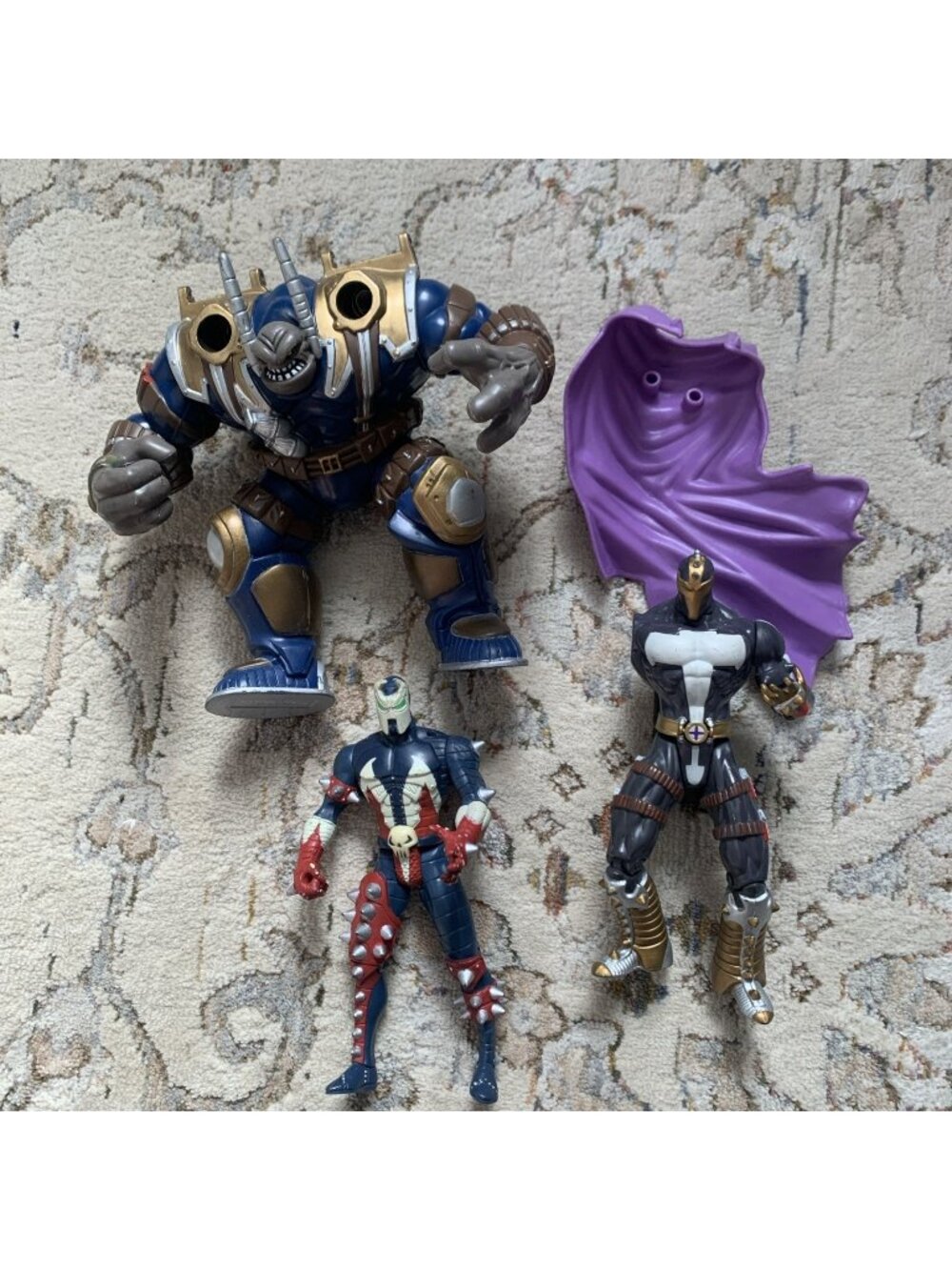 Vintage Lot Of 3 Spawn Badrock Redeemer Medieval Series 1 Action Figures AS-IS